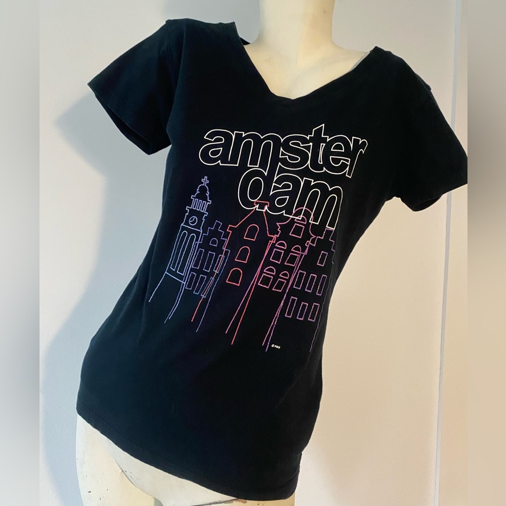 Fox Amsterdam Skyline Black Tee